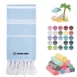 Vacation essential lightweight large Turkish beach towel