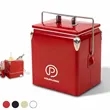 13.7qt retro ice chest cooler for camping party beach picnic