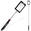 Telescoping LED Lighted Inspection Mirror 360 Swivel