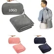 Foldable Multifunctional 2-In-1 Plush Travel Blanket