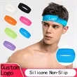 Silicone Non-Slip Headband for Sports - Sweat Absorbent