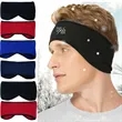 Fleece Ear Warmer Headband for Men Women Winter Running