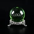 Crystal Ball with Alloy Display Stand