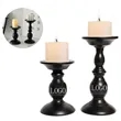 Black Iron Candle Holder
