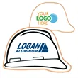 Hard Hat Shaped Logo Sugar Cookie