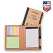 Eco-Friendly Recycled Solar Calculator Set with Pen, Notepad