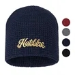 Custom Logo Waffle Knit Beanie ( Unisex )