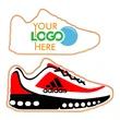 Sneaker Shaped Logo Sugar Cookie