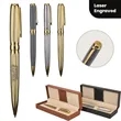 Personalized Metal Pen Pu Leather Gift Set