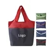 Reusable RPET Oxford Tote Shopping Bag With Folding Design