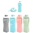 Collapsible Silicone Travel Water Bottle 20oz