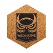 Hexagon Shaped Cork Coaster