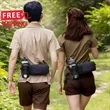Water Resistant Fanny Pack With Bottle Holder