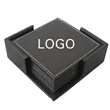 PU leather Square Coaster
