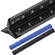 6" Aluminum Architectural Triangular Scale Ruler