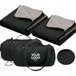 79*55in Waterproof Outdoor Blanket with Carry Bag Camping
