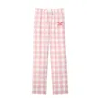 Cherry DLG Lounge Pants PINK & WHITE