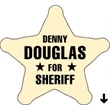 Sheriff Star Recognition Label