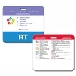 The Badge Buddy full color name tag 3 x 3 3/8 in.