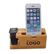 2 in 1 Charger Stand Charger Dock Station Bamboo Bracket