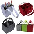 6 Compartments Felt Wine Bottle Bag