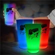 LED Glow Light Up Neon Look 16 oz Pint Glass