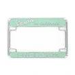 Chrome Plated Motorcycle License Plate Frame