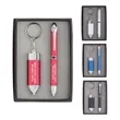 LED Stylus Pen and Keychain Gift Set