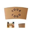 Corrugated Kraft Paper Cup Sleeve For 10 To 20 Ounce Cup