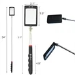 Telescoping LED Inspection Mirror 360 Degree Swivel Tool