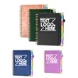 Soft Cover PU Leather Notebook With Pen