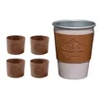 PU leather cup sleeve