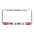 Chrome Plated Zinc Alloy License Plate Frame