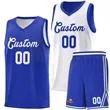 Custom Slash Pattern Double Side Basketball Jersey
