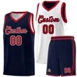 Custom Slash Pattern Double Side Basketball Jersey