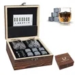 Whiskey Glass Set With Wooden Gift Box