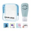 Silicone Travel Toiletry Bottle Set Four Piece