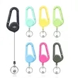 Retractable Easy Pull Buckle Keychain