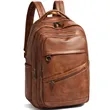 Unisex 43L Vegan Leather 17" Laptop Backpack