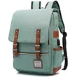 Green Vintage USB 15.6" Waterproof Laptop Bag