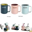 13.5 oz Dual-Color Double-Wall Plastic Rinse Toothbrush Cup