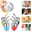 Kids Cups With Straws Spill Proof