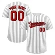 Custom Men's Pinstripe Baseball Jersey Team Sport Uniform