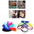 Customizable silicone sports wristband