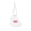 Acrylic Style Santa Hat Ornament