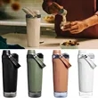 Stanley 20oz Stainless Steel Shaker Bottle with Handle