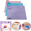 Custom Silicone Painting Mat with Built-In Paint Palette