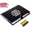 Expandable Seven Pocket Document Organizer Folders