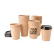 Disposable Kraft Paper Coffee Cups