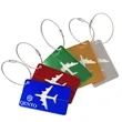 Custom Aluminum Alloy Luggage Tags with Secure Wire Loop